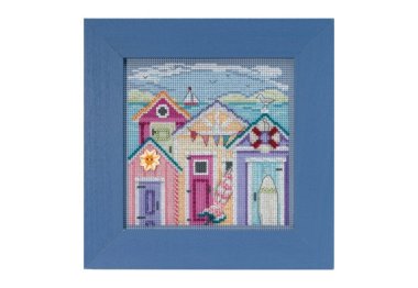 вишивка гладдю MH141815 Пляж. Набір для вишивки в змішаній техніці Mill Hill