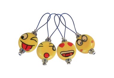  11251 Маркери петель (12 шт) Playful Beads Smileys KnitPro