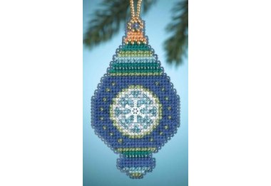 вишивка гладдю MH164306 Лазурит. Набір для вишивки в змішаній техніці Mill Hill