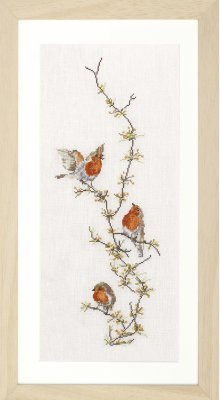 594A Robins Aida. Набор для вышивки крестом Thea Gouverneur - 1