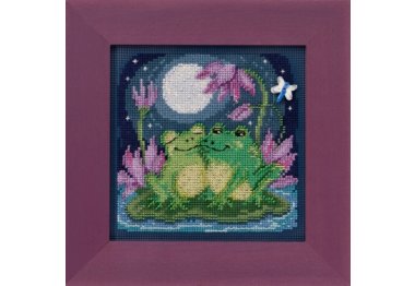 вишивка гладдю MH142013 ' Жабка залицяльник. Набір для вишивки в змішаній техниці Mill Hill