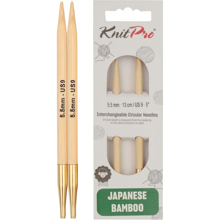 22406 Спицы съемные Bamboo KnitPro, 5.50 мм - 1