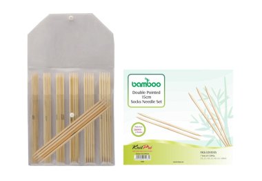  Набір шкарпеткових спиць Bamboo KnitPro