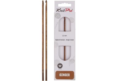 31261 Крючок односторонній туніський з`ємний Ginger KnitPro, 3.00 мм 31261 Крючок односторонній туніський з`ємний Ginger KnitPro, 3.00 мм