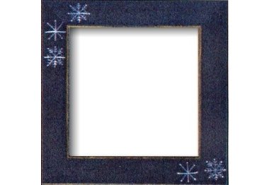  GBFRFA15 Оригінальна рамка Matte Blue w / Snowflakes для наборів Mill Hill