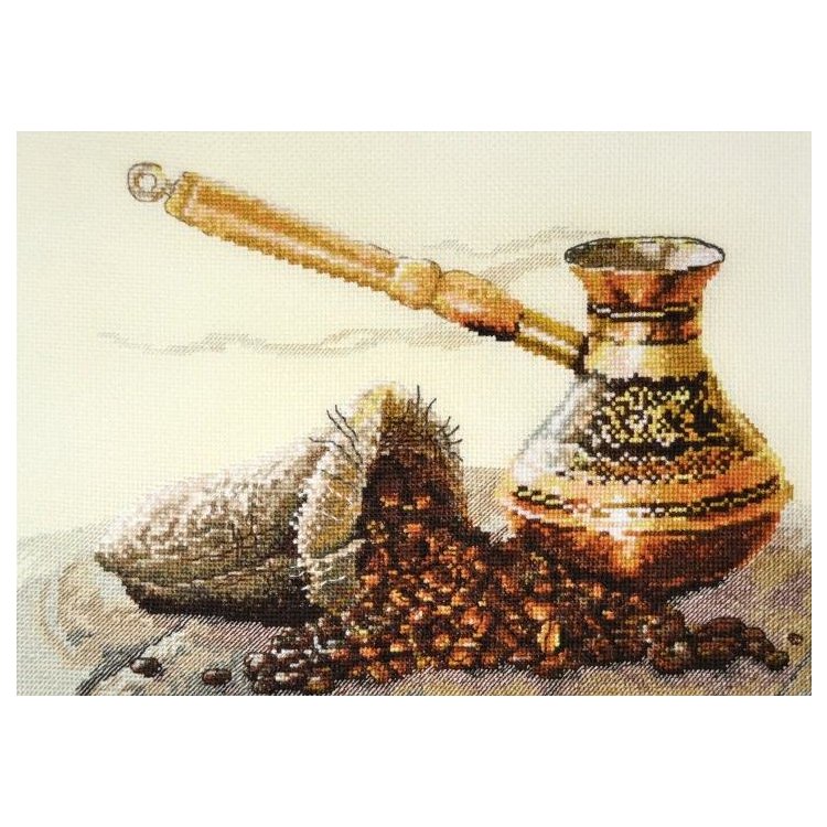 8375 Аромат кави. Набір для вишивки хрестиком Classic Design - 1