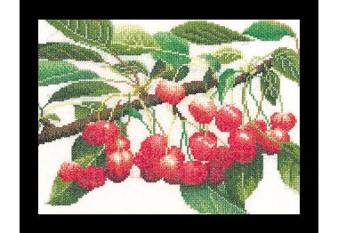  3014 Cherry Branch Linen. Набор для вышивки крестом Thea Gouverneur