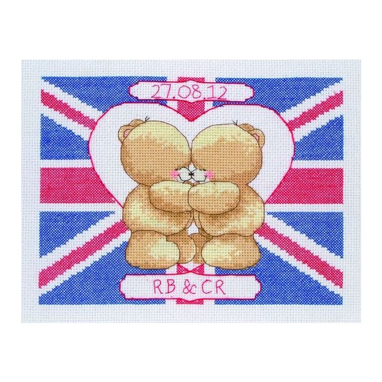Британский флаг. Набор для вышивки крестом арт. FRC117 - 1