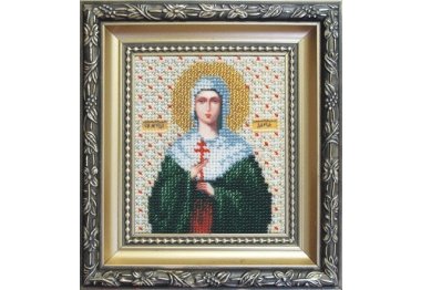 Б-1026 Икона святая мученица Дарья Набор для вышивки бисером