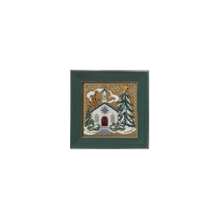 MH146302 Церква в селі. Набір для вишивки в змішаній техніці Mill Hill - 1