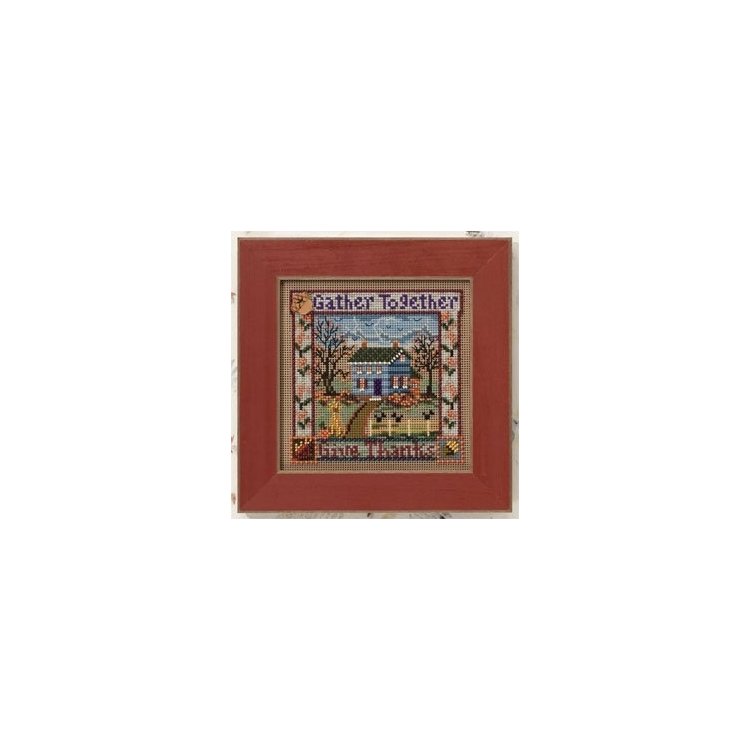 MH140202 Збираємся разом. Набір для вишивки в змішаній техниці Mill Hill - 1