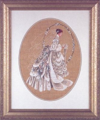 LL9 The Bride//Невеста. Схема для вышивки крестом на бумаге Lavender &amp; Lace - 1