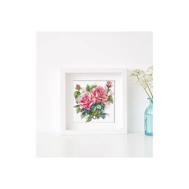 Набір для вишивки хрестиком L8093 Pink Bloom. Letistitch - 1