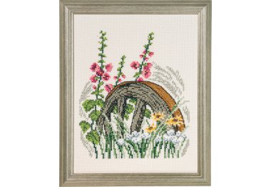 92-0532 Млинове колесо (Mill wheel. Набір для вишивання хрестом PERMIN 92-0532 Млинове колесо (Mill wheel. Набір для вишивання хрестом PERMIN