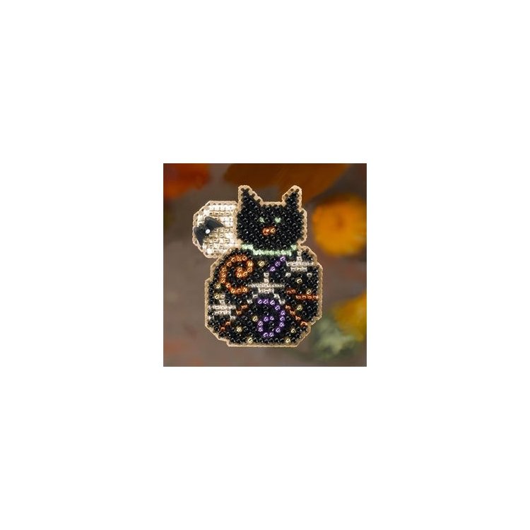 MH186206 Магічний кошеня. Набір для вишивки в змішаній техніці Mill Hill - 1