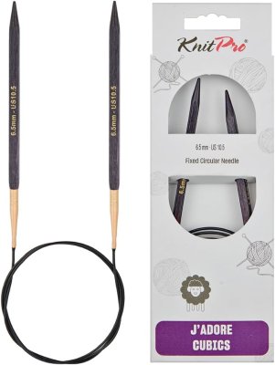 19100 Спиці кругові J'adore Cubics KnitPro 100 см, 6.50мм - 1 19100 Спиці кругові J'adore Cubics KnitPro 100 см, 6.50мм - 1