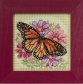 MH145105 Крылатый монарх. Набор для вышивки в смешанной технике Mill Hill - 1