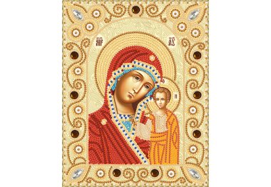  НИК-5302 Богородица Казанская. Набор для вышивки бисером Маричка