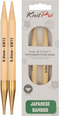 22411 Спицы съемные Bamboo KnitPro, 9.00 мм - 1