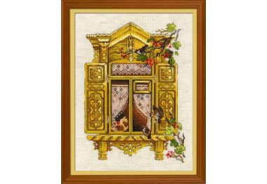  1731 Віконце в Воробйово. Набір для вишивки хрестиком Ріоліс