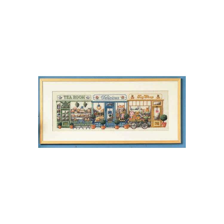 70-5404 Вулиця магазинів. Набір для вишивання хрестом PERMIN - 1