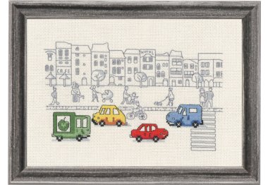 92-2173 Улица. Набор для вышивания крестом PERMIN 92-2173 Улица. Набор для вышивания крестом PERMIN