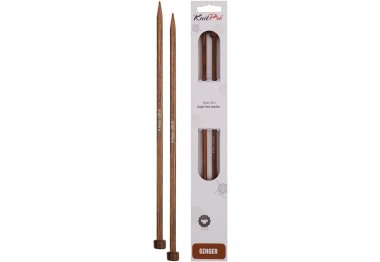спиці для в'язання 31149 Спиці прямі Ginger KnitPro, 25 см, 6.00 мм
