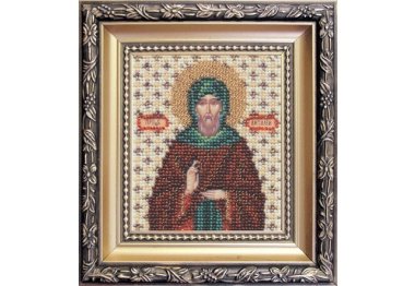  Б-1093 Икона святой преподобный Виталий Набор для вышивки бисером