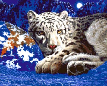 35-1702-НЗ Звездный барс. Набор Для вышивки бисером ТМ Токарева А. - 1