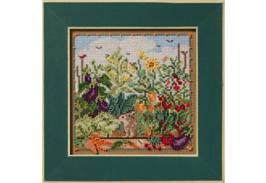вышивка гладью MH142513 Зайчиковый сад. Набор для вышивки в смешанной технике Mill Hill