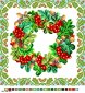 Канва с нанесенным рисунком для вышивания нитками П3-14-023 - 1