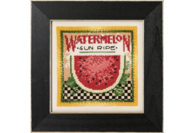 вышивка гладью DM302311 Арбуз. Набор для вышивки в смешанной технике Mill Hill