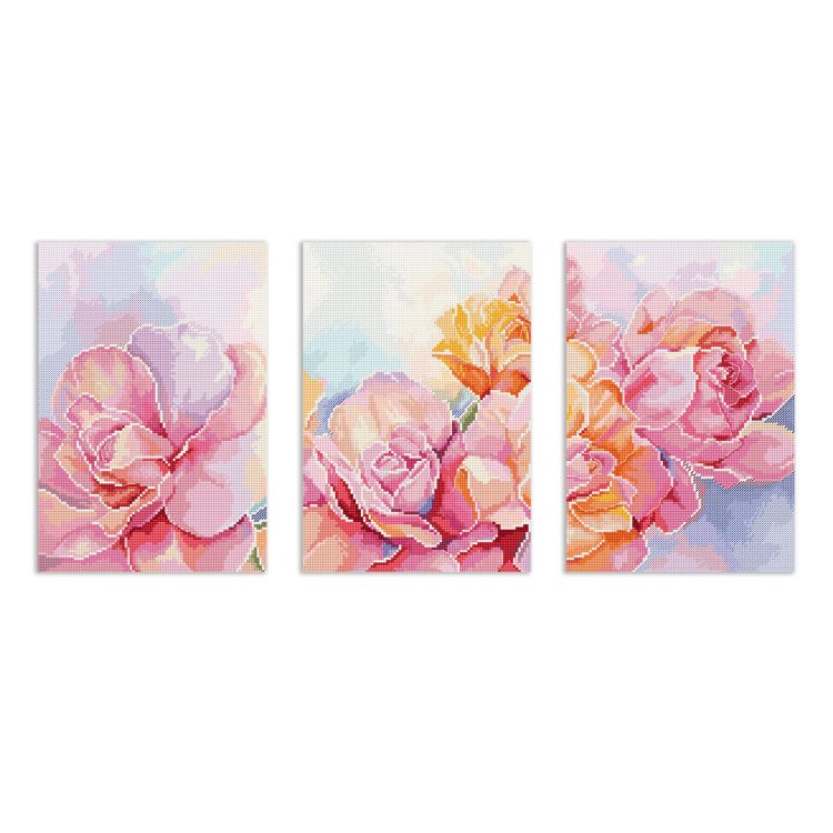 Набір для вишивки хрестиком L9930 Roses. Letistitch - 1