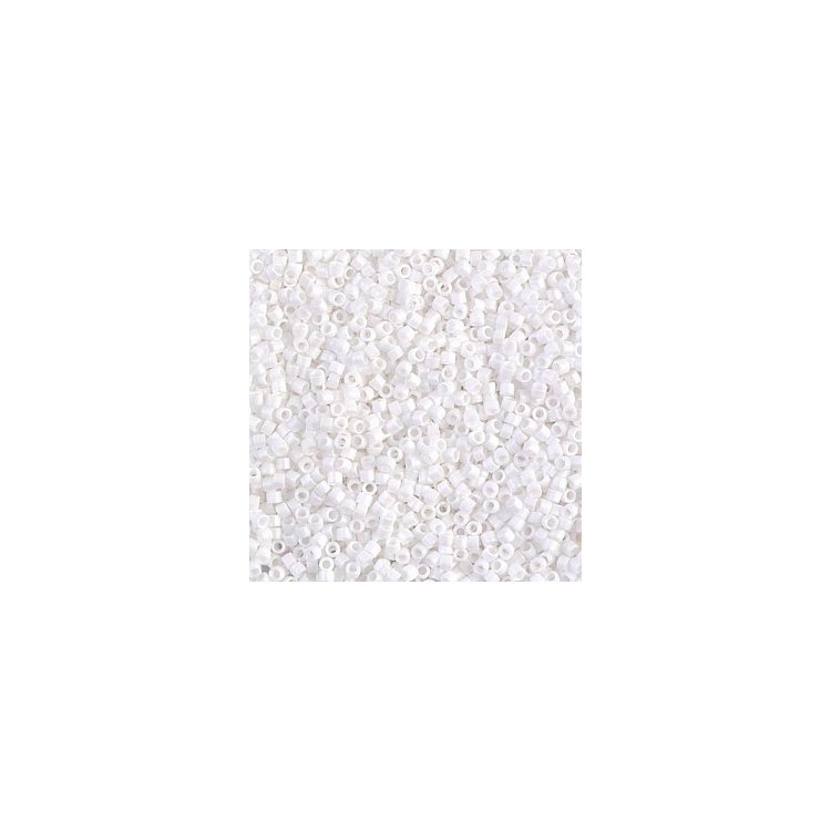 DB-351 Бісер Miyuki Delica Beads 11/0 (матовий, білий) - 1