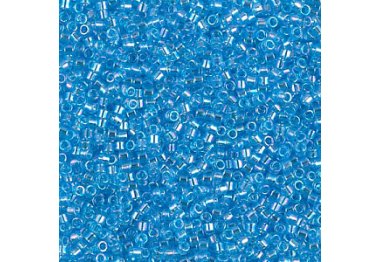  DB-1249 Бісер Miyuki Delica Beads 11/0 (прозорий райдужний, блакитний)