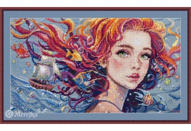 K-275 Вода. Набір для вишивки хрестом Мережка K-275 Вода. Набір для вишивки хрестом Мережка