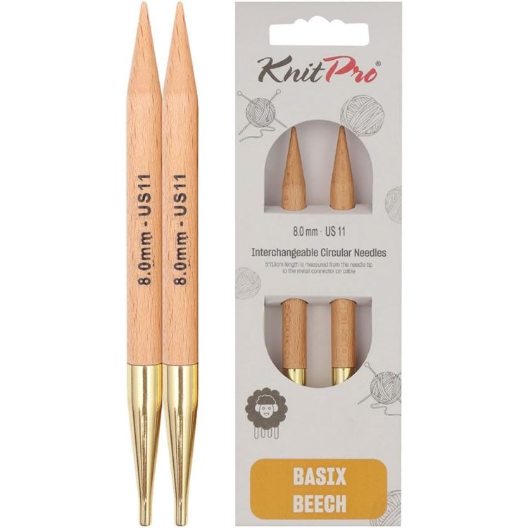 35642 Спицы съемные Basix KnitPro, 8.00 мм - 1 35642 Спицы съемные Basix KnitPro, 8.00 мм - 1
