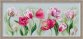 100/052 Весенние тюльпаны. Набор для вышивки крестом Риолис - 1