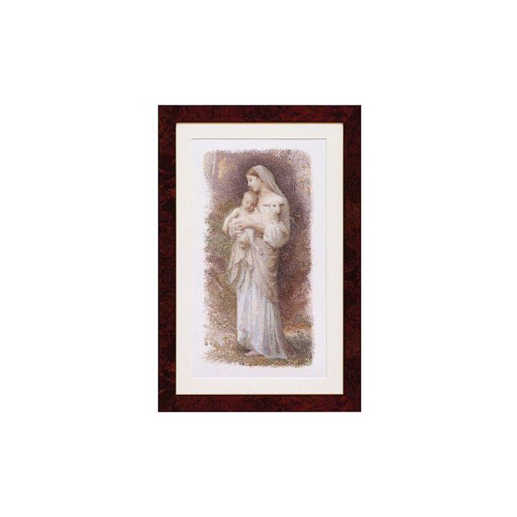 560 The Blessed Virgin Mary Linen. Набор для вышивки крестом Thea Gouverneur - 1