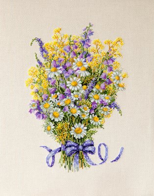 К-72 Летние цветы. Набор для вышивки крестом Мережка - 1