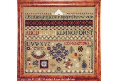  BR15 Winter Sampler//Зимний Сэмплер. Схема для вышивки крестиком на бумаге Butternut Road