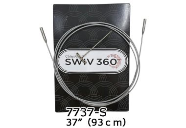  Кабель SWIV360 Silver Small 93см арт. 7737-S ChiaoGoo