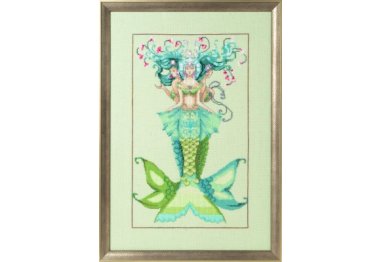 MD178 The Three Mermaids//Три русалки. Схема для вишивання хрестом на папері Mirabilia Designs