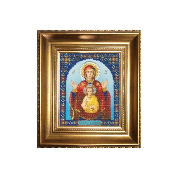 Б-1074 Икона Божьей Матери Знамение Набор для вышивки бисером - 1