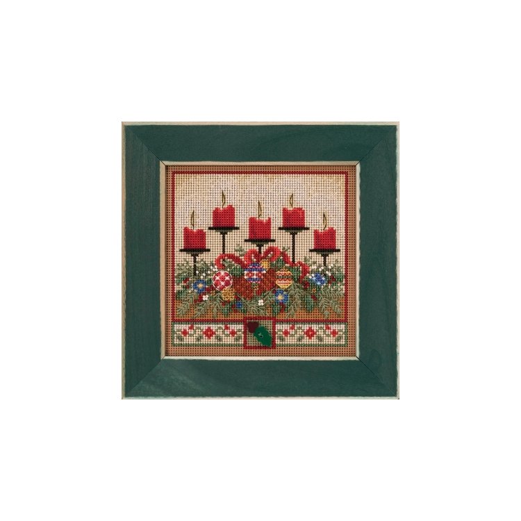 MH142032 Праздничное сияние. Набор для вышивки в смешанной технике Mill Hill - 1