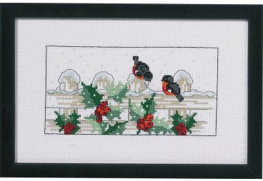  92-3183 Снігурі (Bullfinchs. Набір для вишивання хрестом PERMIN