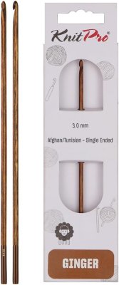 31261 Крючок односторонний тунисский съемный Ginger KnitPro, 3.00 мм - 1
