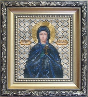 Б-1066 Икона святая мученица Иулия (Юлия) Набор для вышивки бисером - 1