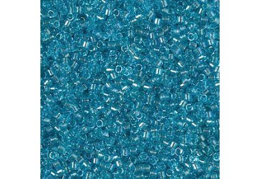  DB-2382 Бісер Miyuki Delica Beads 11/0 (прозорий з райдужним напиленням блакитний)