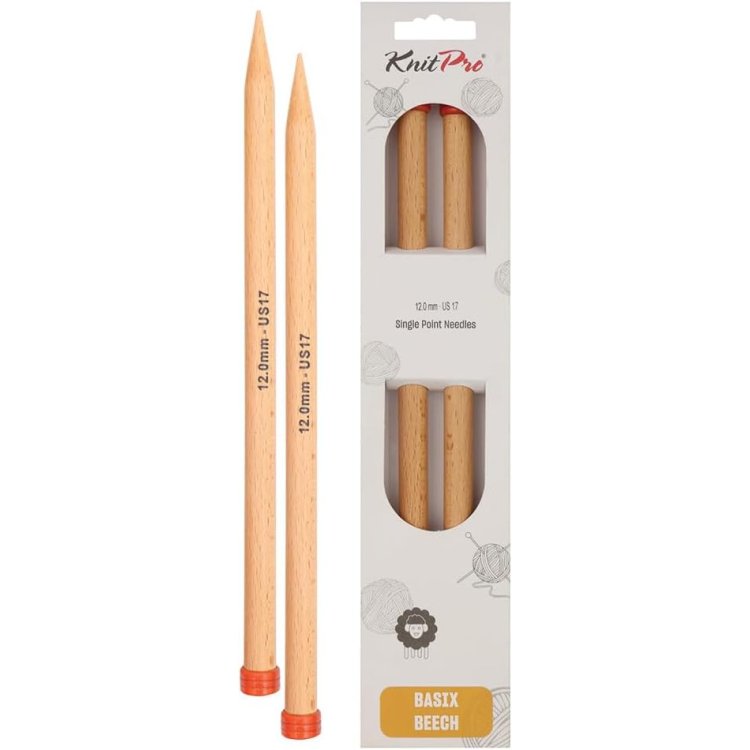 35268 Спиці прямі Basix KnitPro, 35 см, 12.00 мм - 1 35268 Спиці прямі Basix KnitPro, 35 см, 12.00 мм - 1
